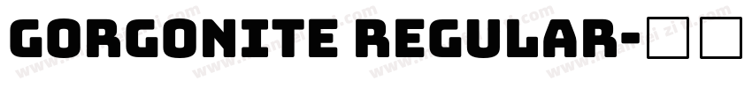 Gorgonite Regular字体转换